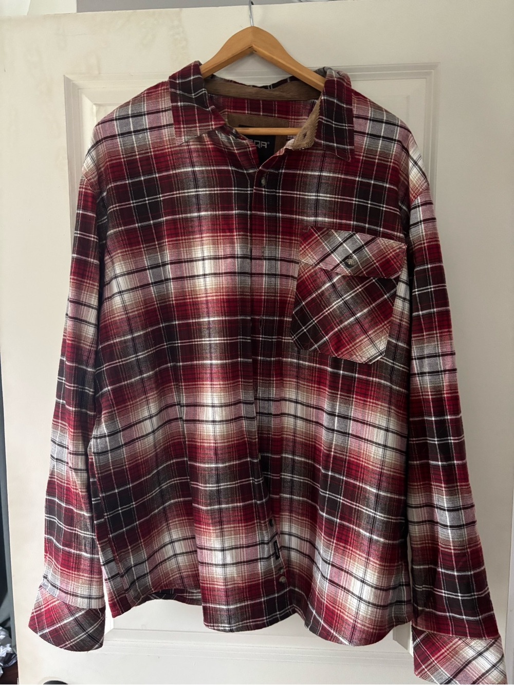 Men's Red Plaid Flannel